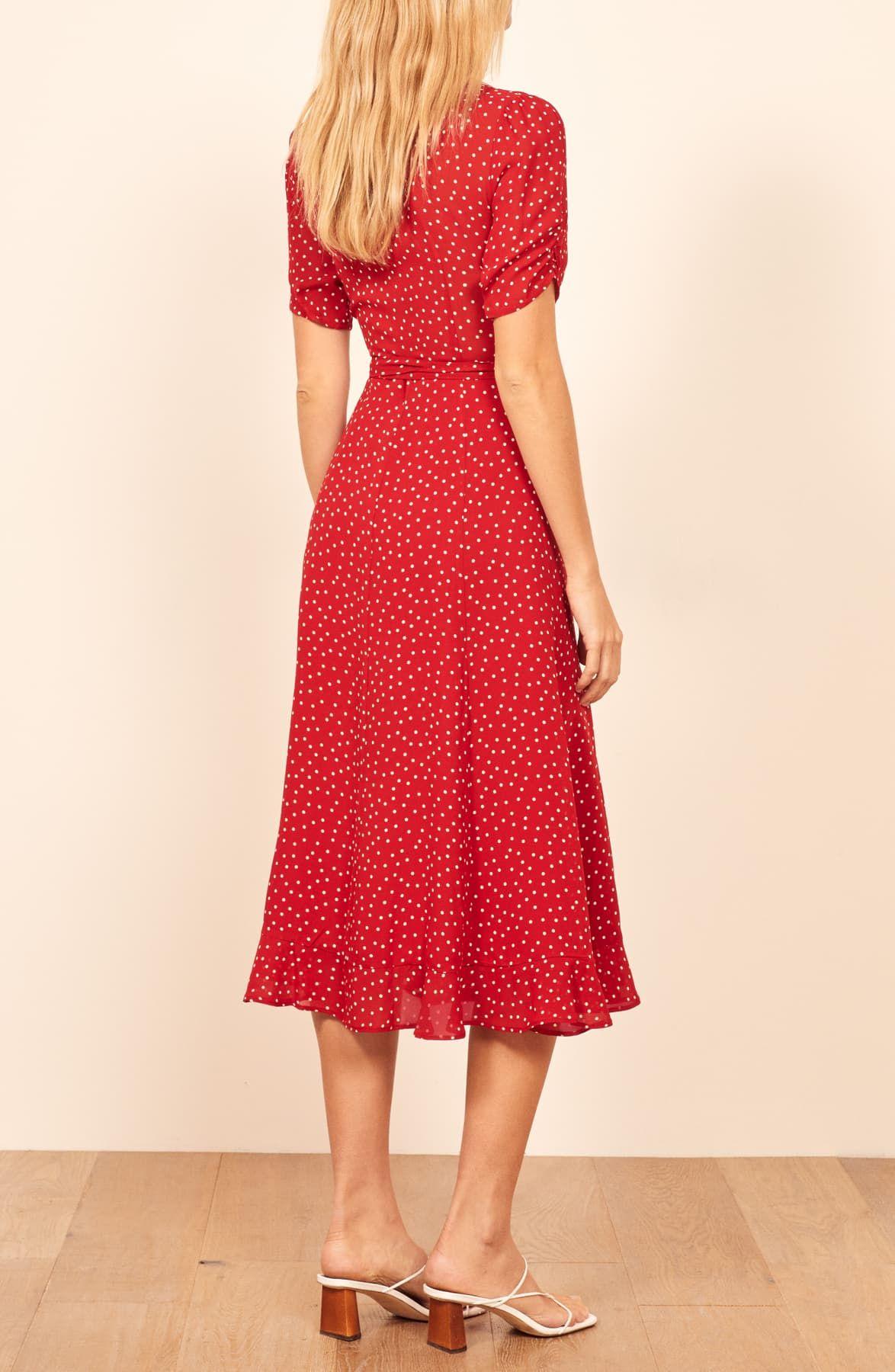 reformation napa dress
