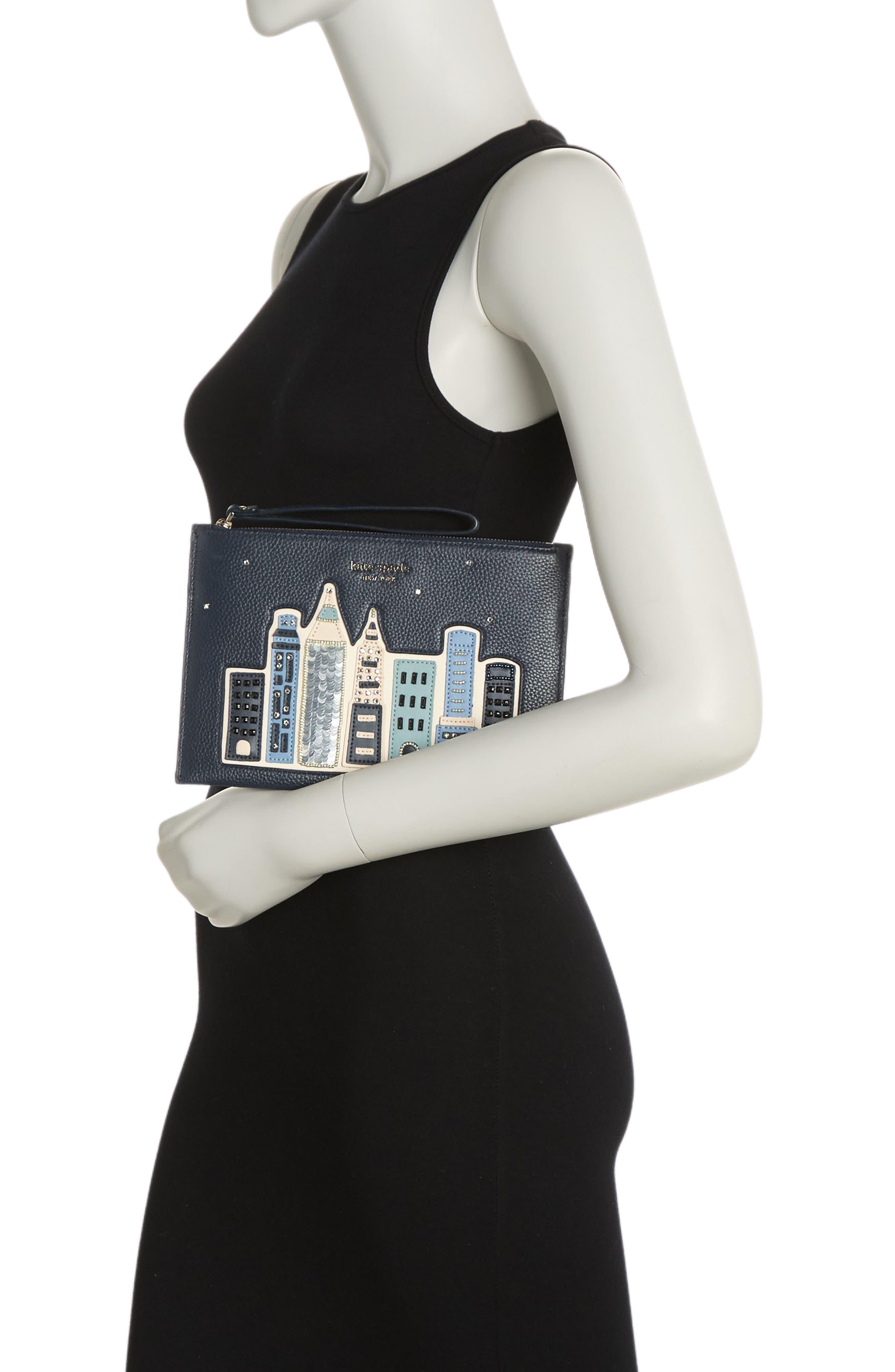 Kate Spade On Purpose Skyline Pouch in Black | Lyst