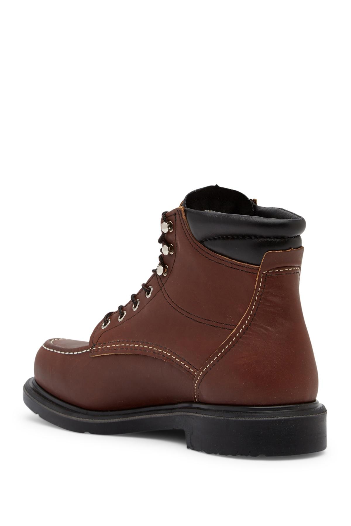 red wing moc toe factory second