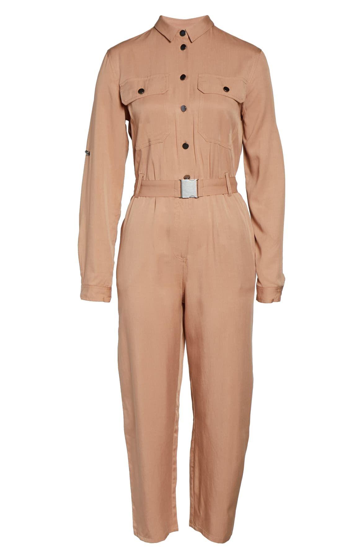 bardot buckle jumpsuit