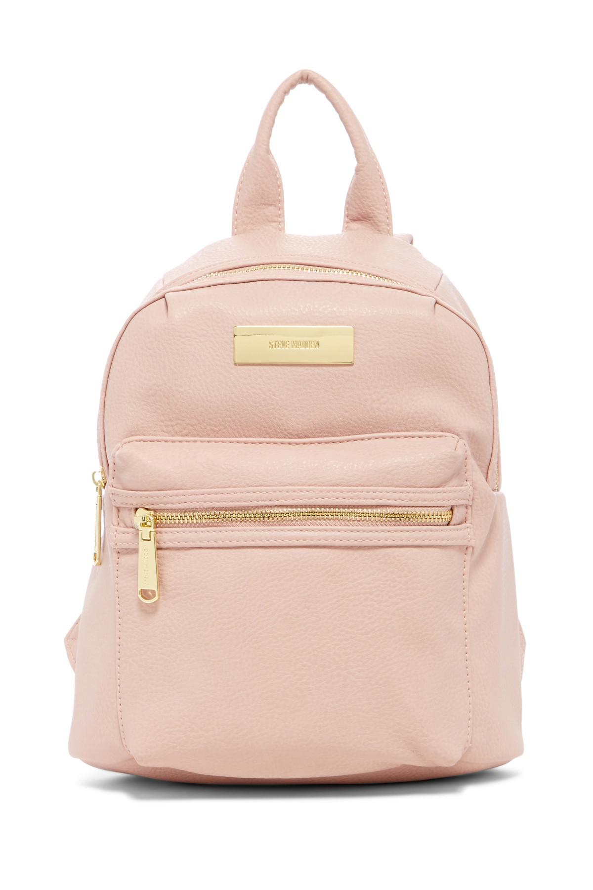 steve madden pink backpack