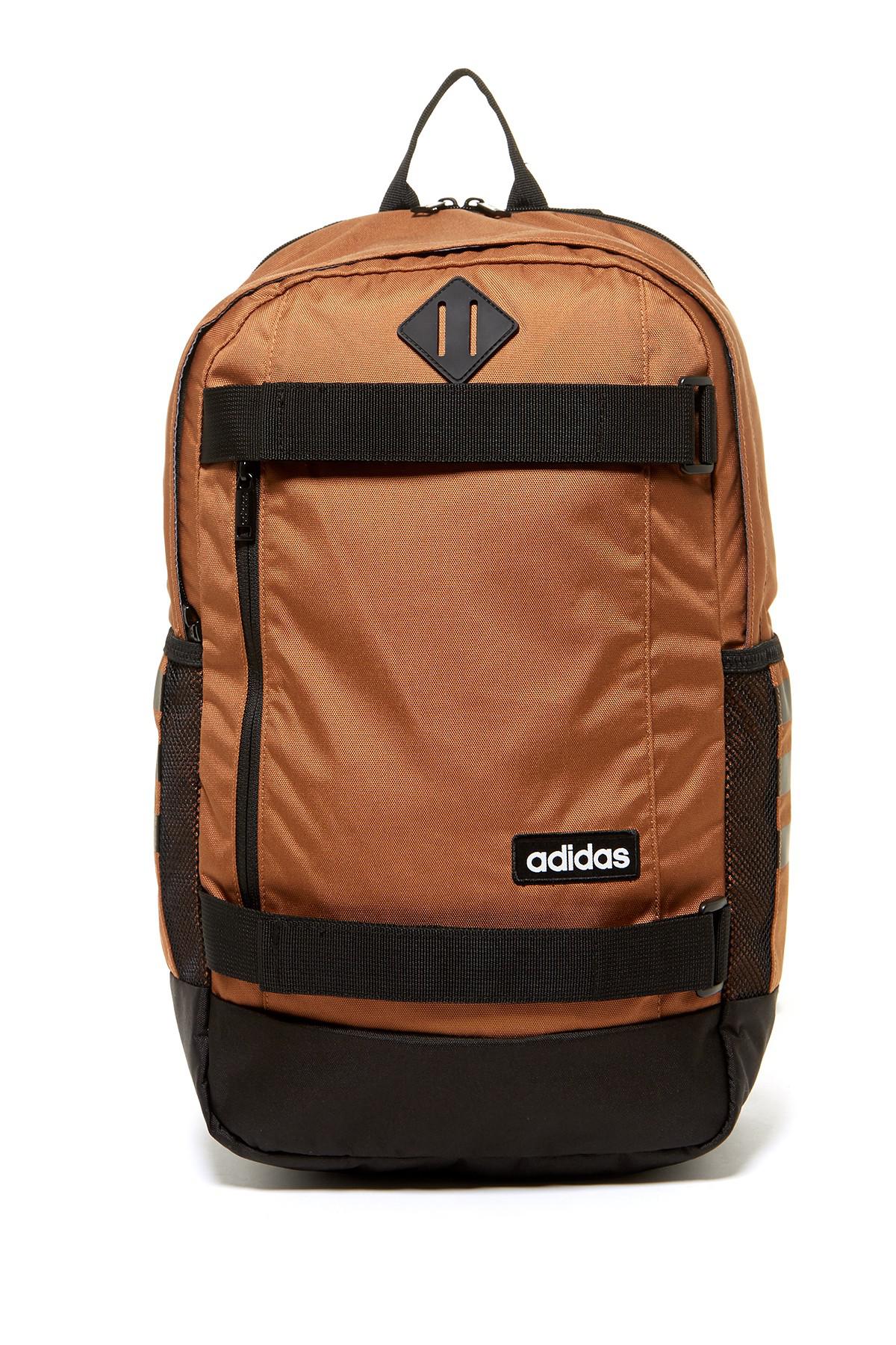 adidas brown backpack