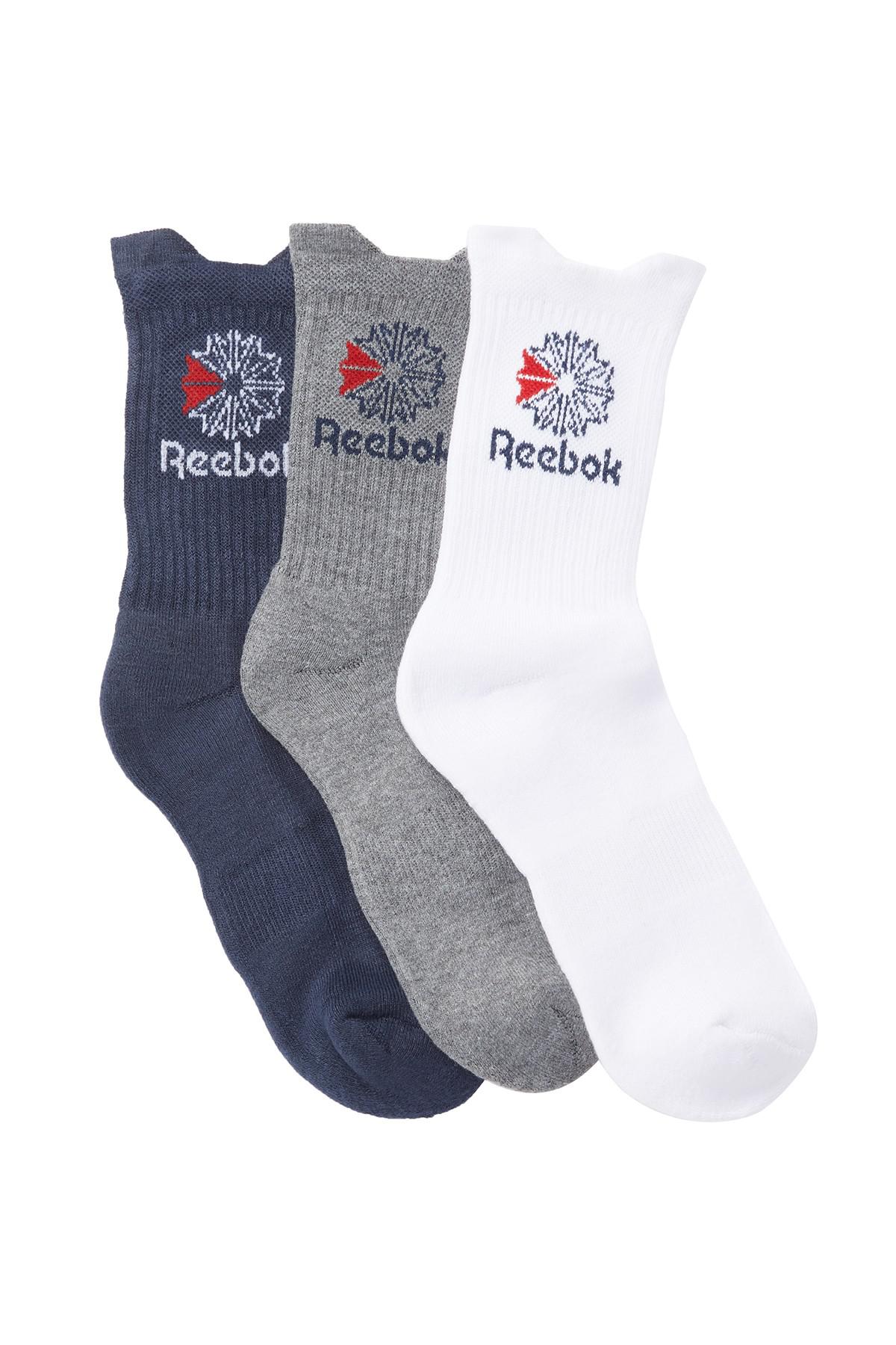 reebok mid crew socks