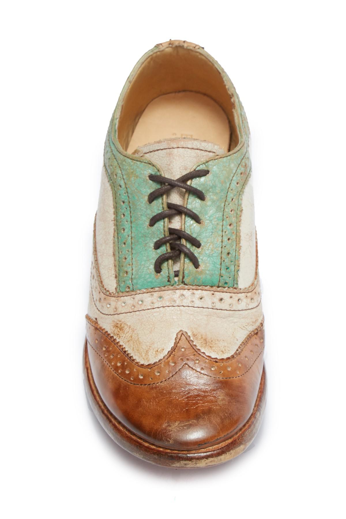Bed Stu Leather Lita Wingtip Oxford for Men - Lyst