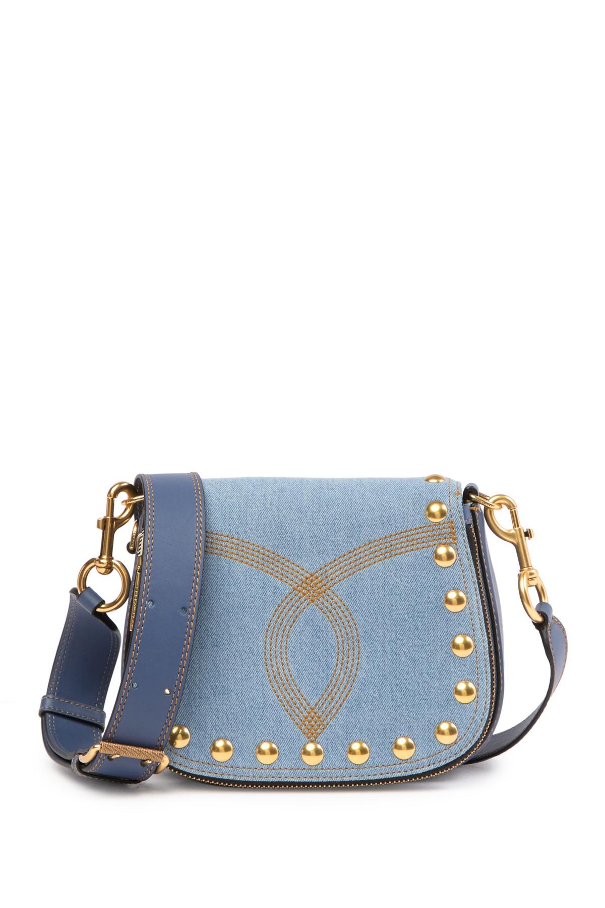 Marc Jacobs Denim Small Nomad Crossbody Bag in Blue Lyst