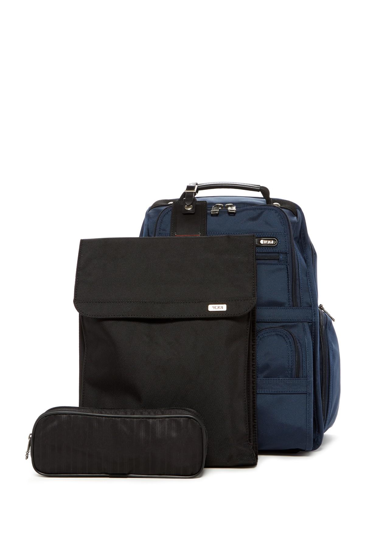 tumi compact nylon laptop brief pack