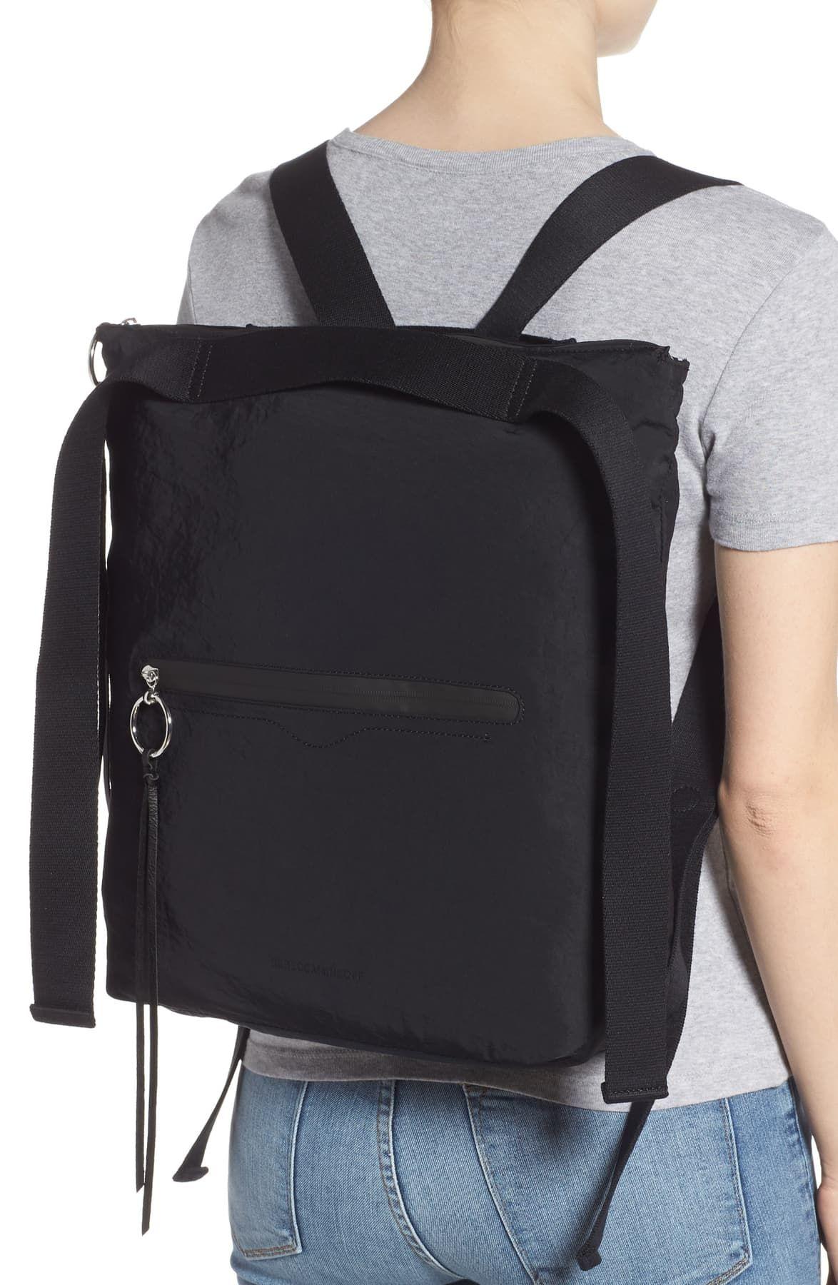 rebecca minkoff nylon convertible backpack