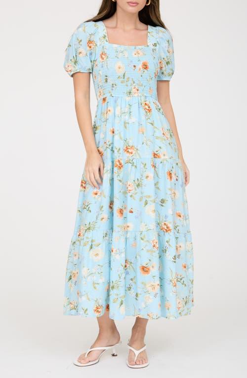 chiffon dresses midi length Elegant Midi Length Ruffles Sleeves Chiffon Dresses Empire Waist Eveni