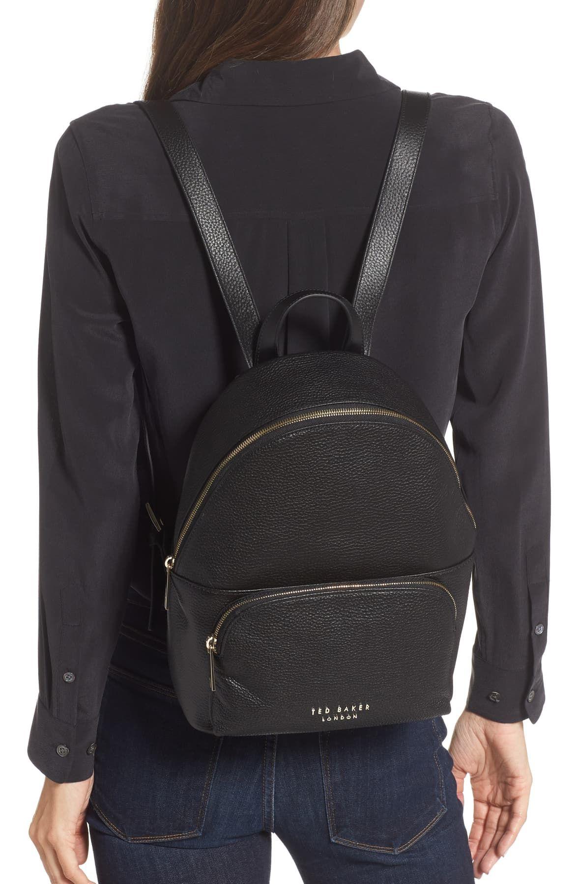Ted Baker Leather Paloya Soft Grain Backpack Black - Lyst