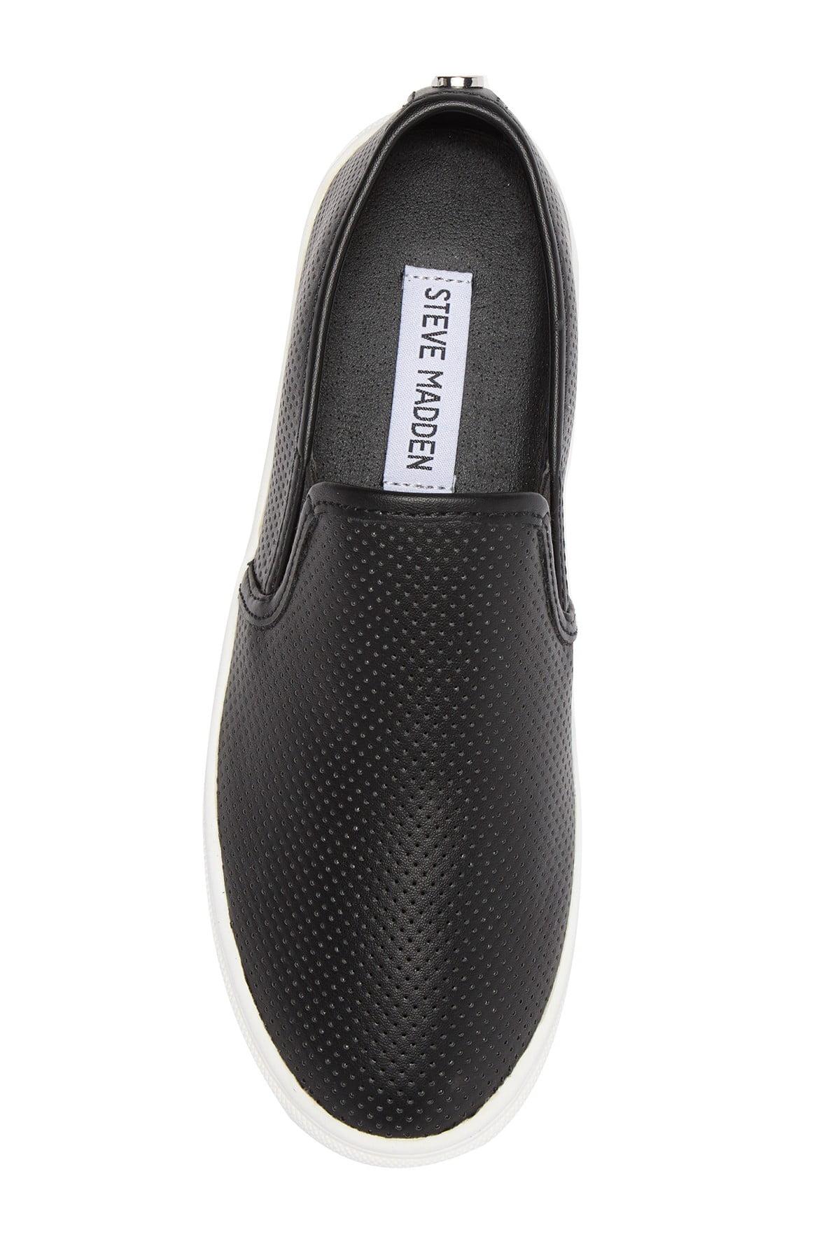 steve madden perforated slip on