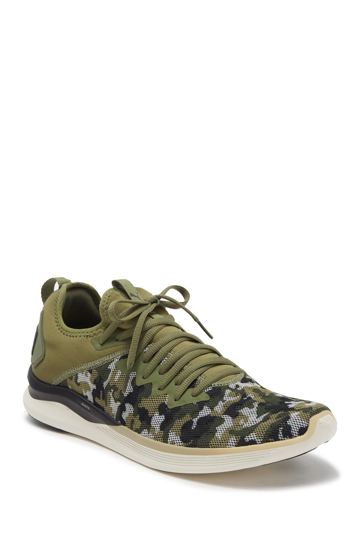 puma ignite evoknit flash green