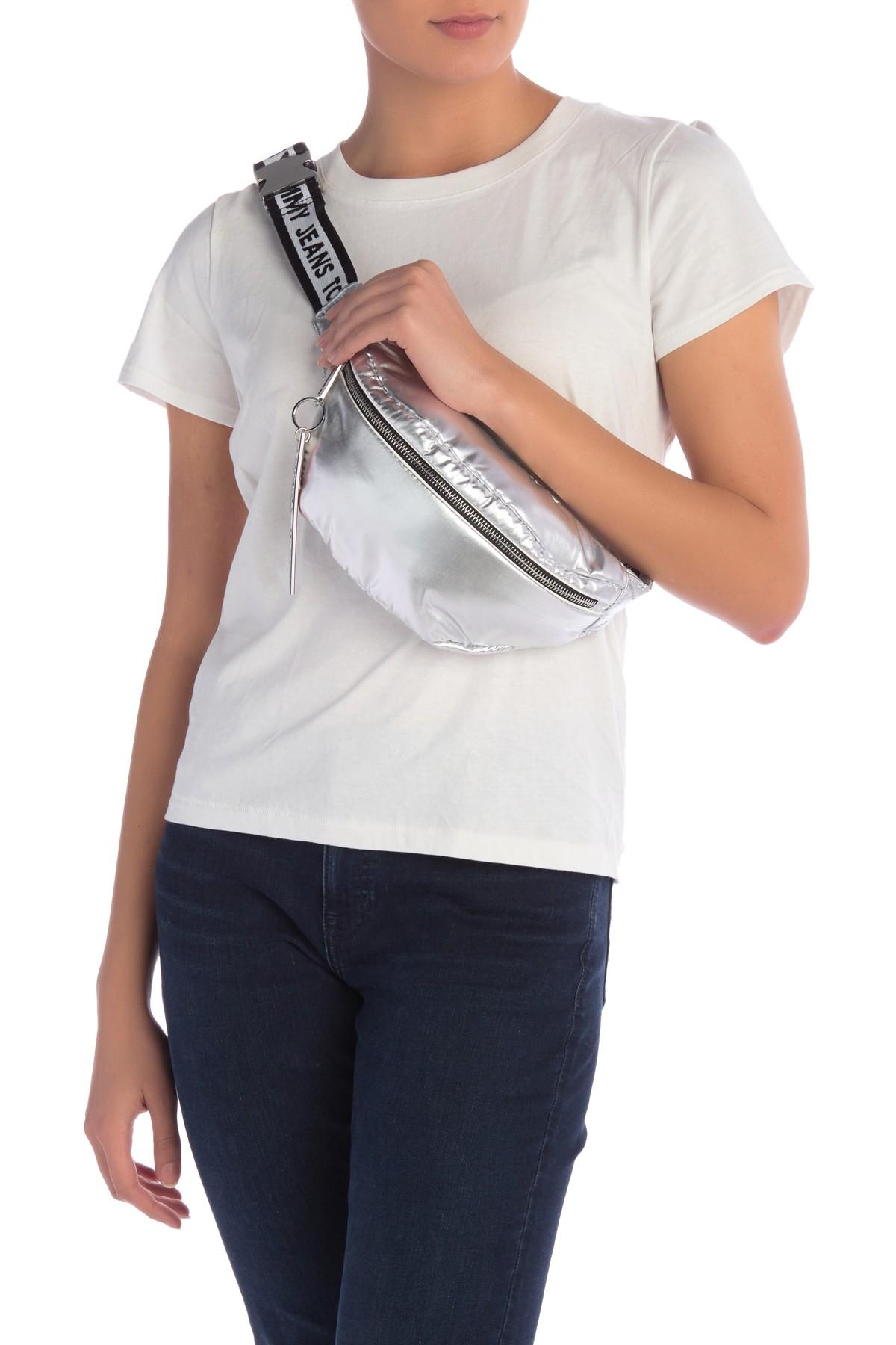 tommy jeans high rise tapered tj silver lt