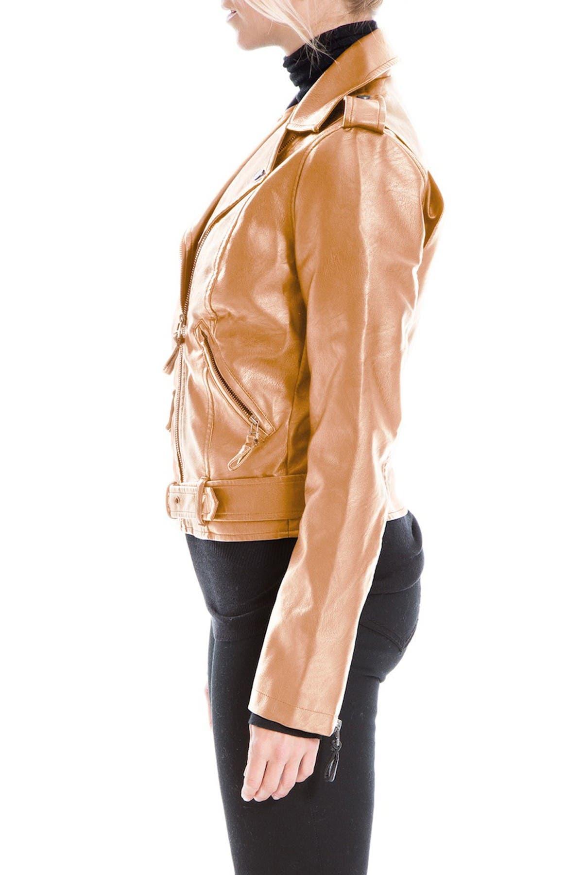max studio leather jacket