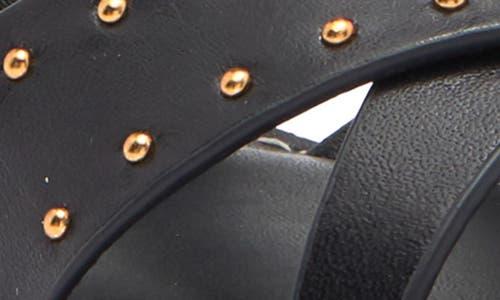 Steve Madden Stelah Studded Slide Sandal in Black | Lyst