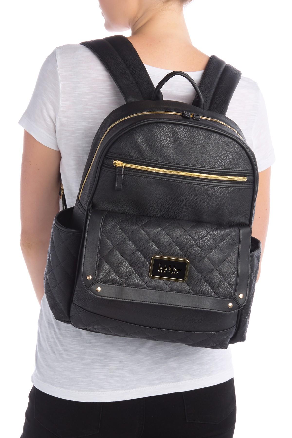 nicole miller backpack purse