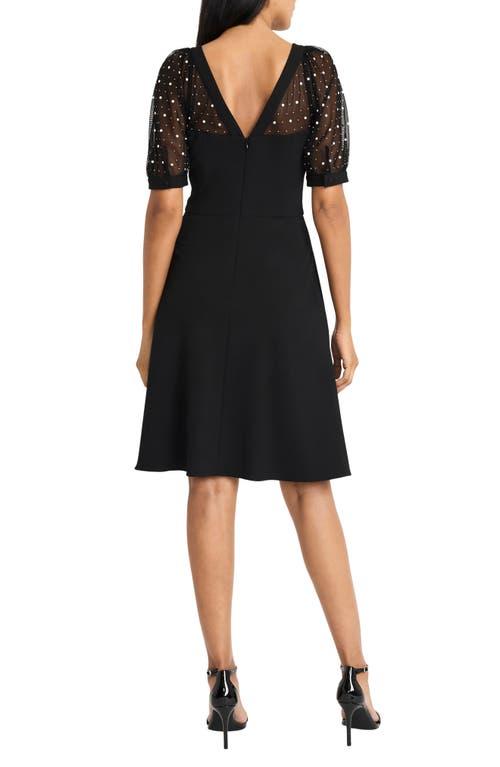 slim fit dress slacks Maggy London Women's Short-Sleeve Midi Dress - Navy Blazer main image 1