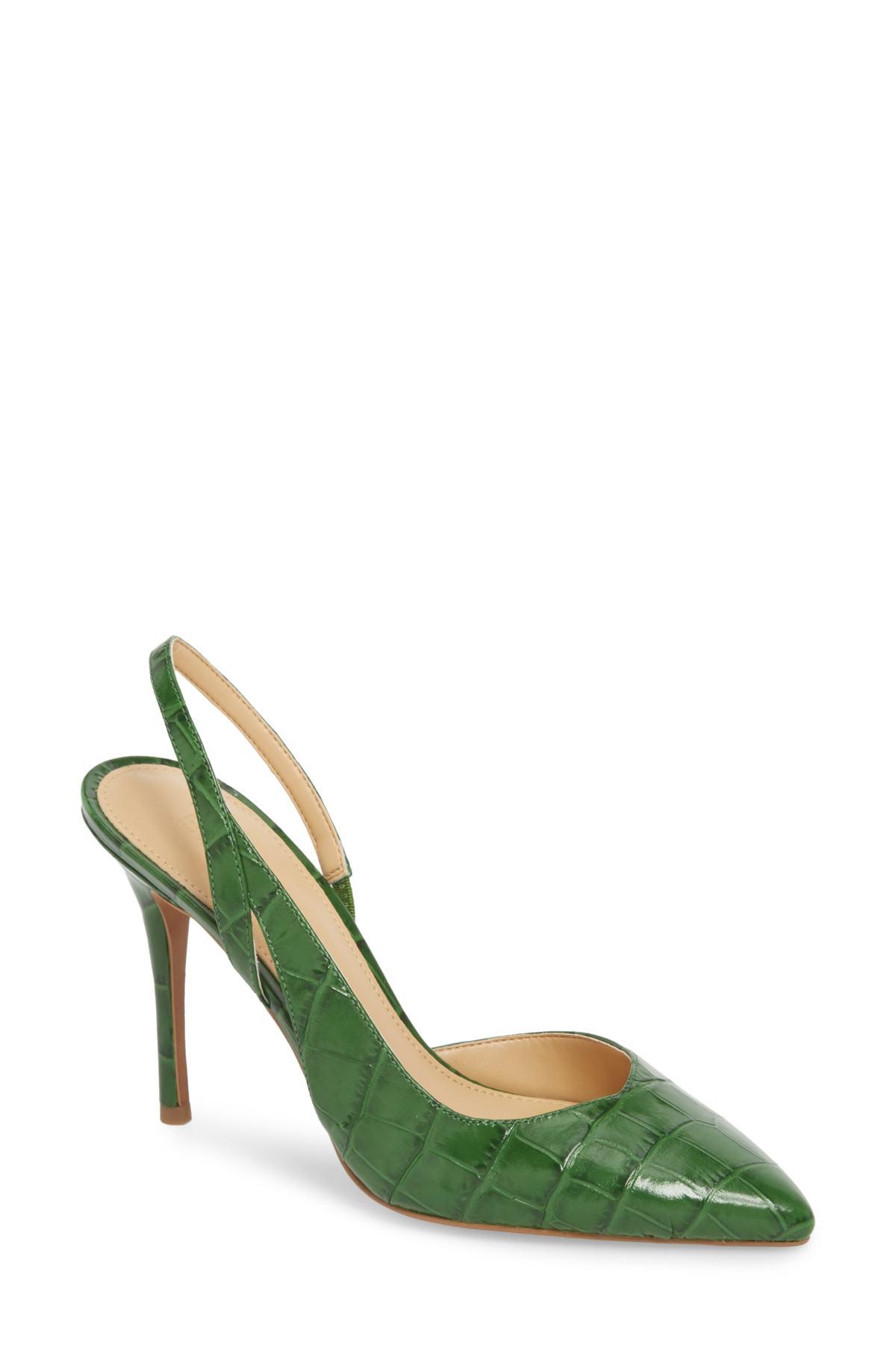 michael kors eliza pump green