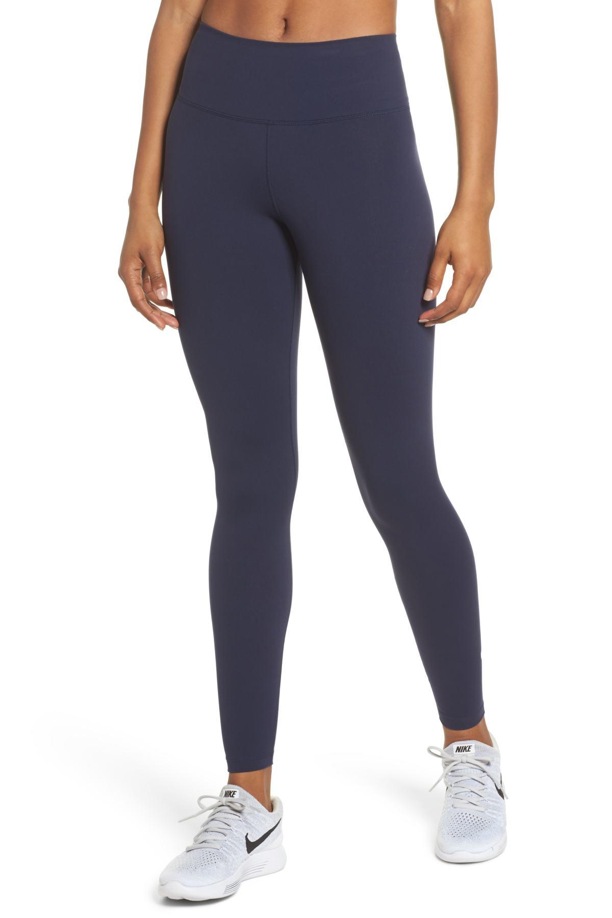 Nike Sculpt Lux Training Tights in Blue 