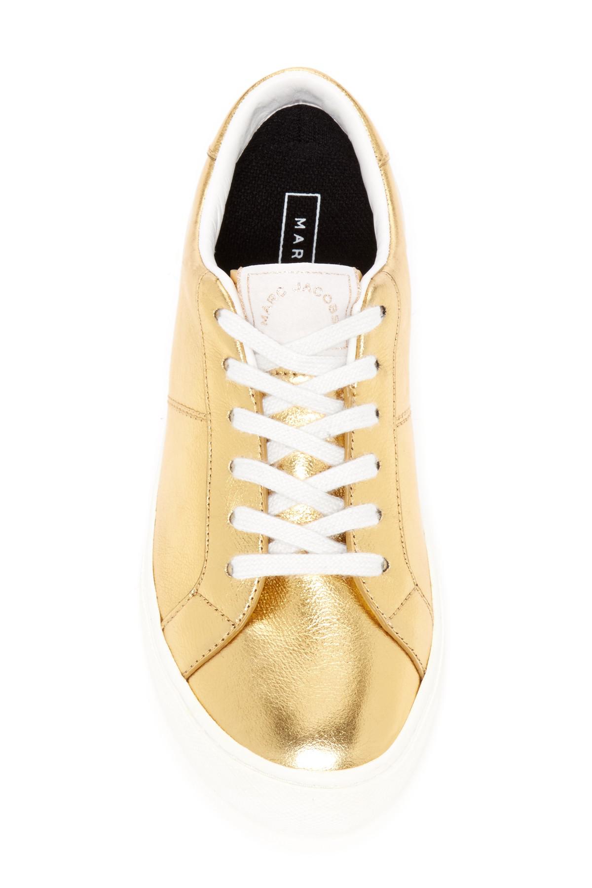 marc jacobs empire leather sneakers