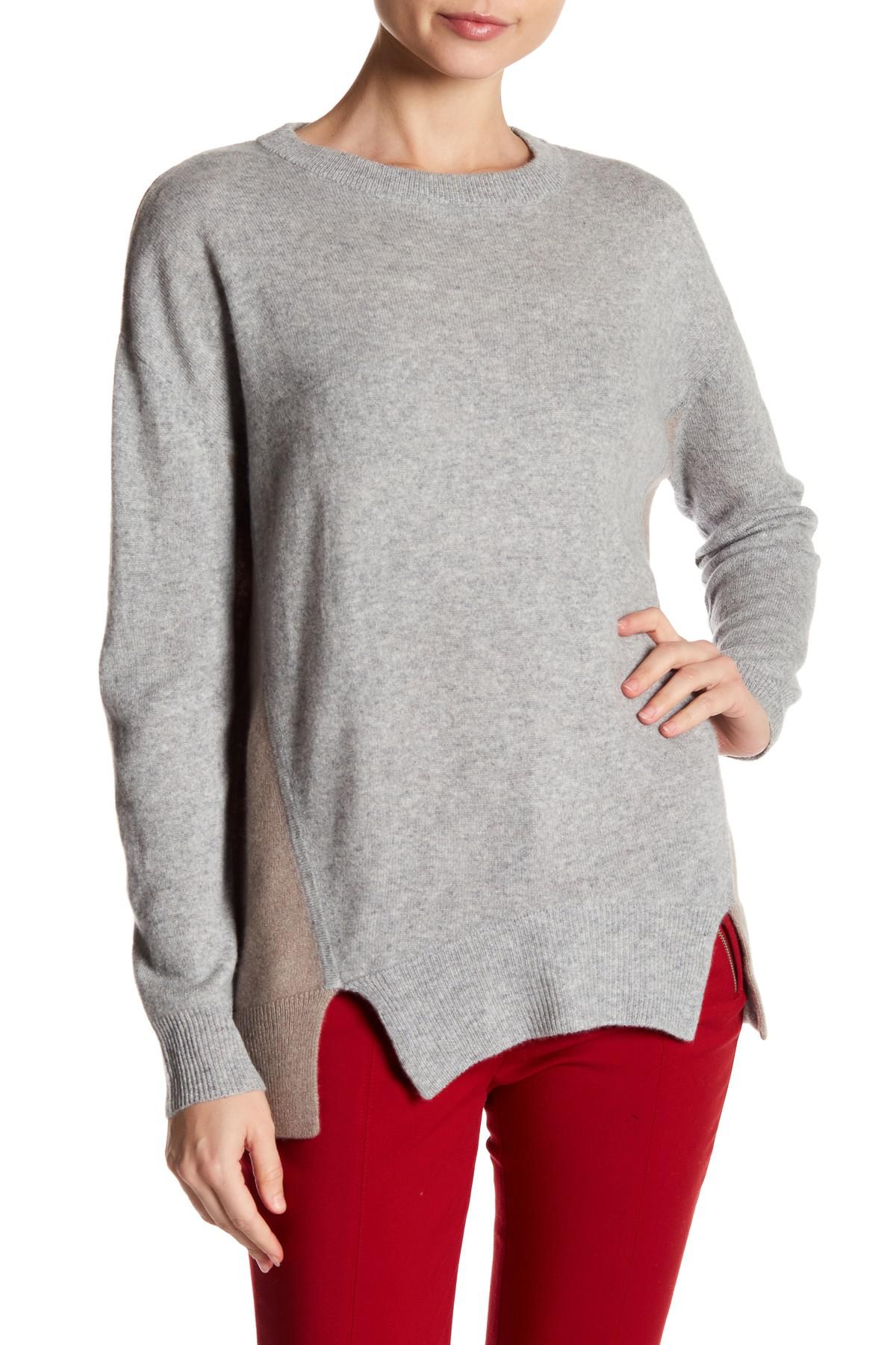 Lyst - Philosophy Cashmere Colorblock Cashmere Sweater