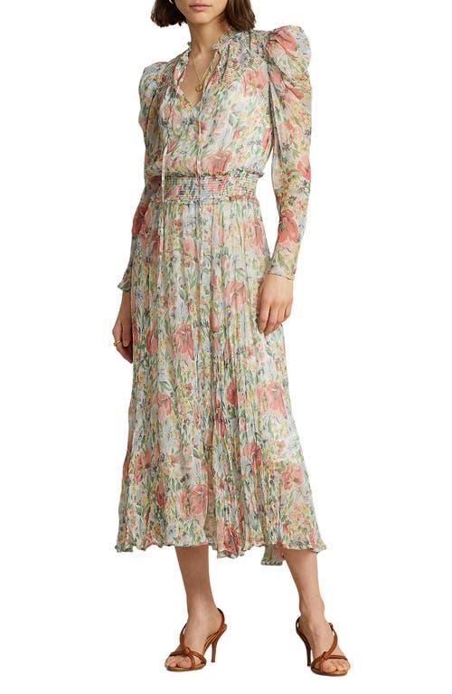 RALPH LAUREN FLORAL ワンピース 花柄 MIDI Floral Jersey Twist-Front Midi Dress