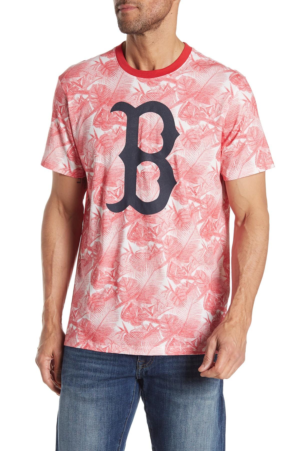 pink red sox shirt