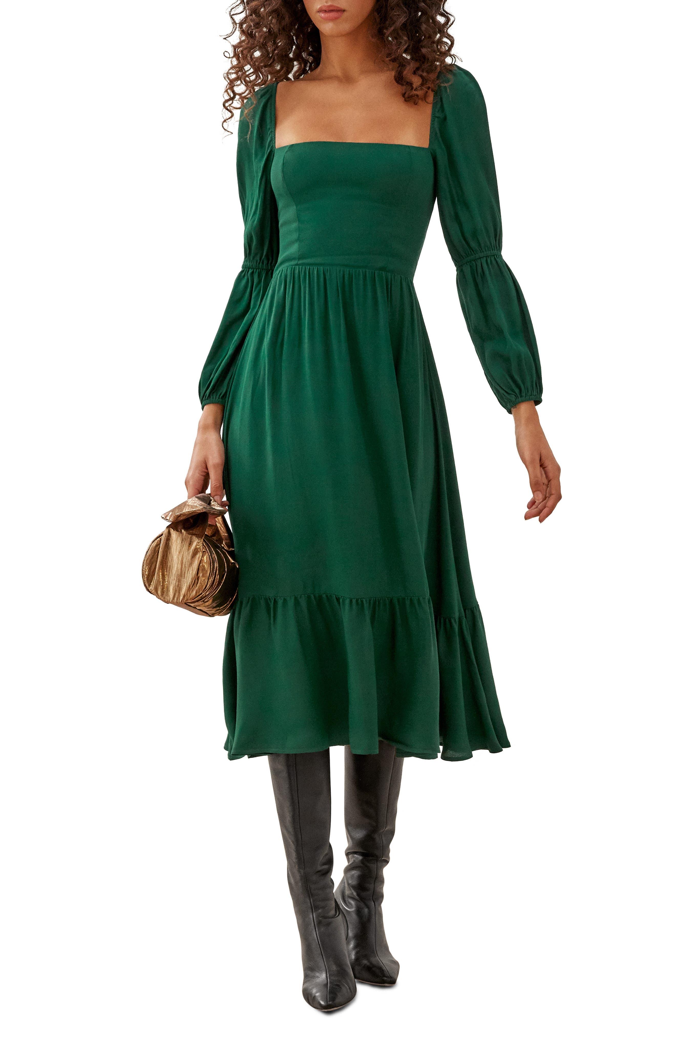 peasant shift dress