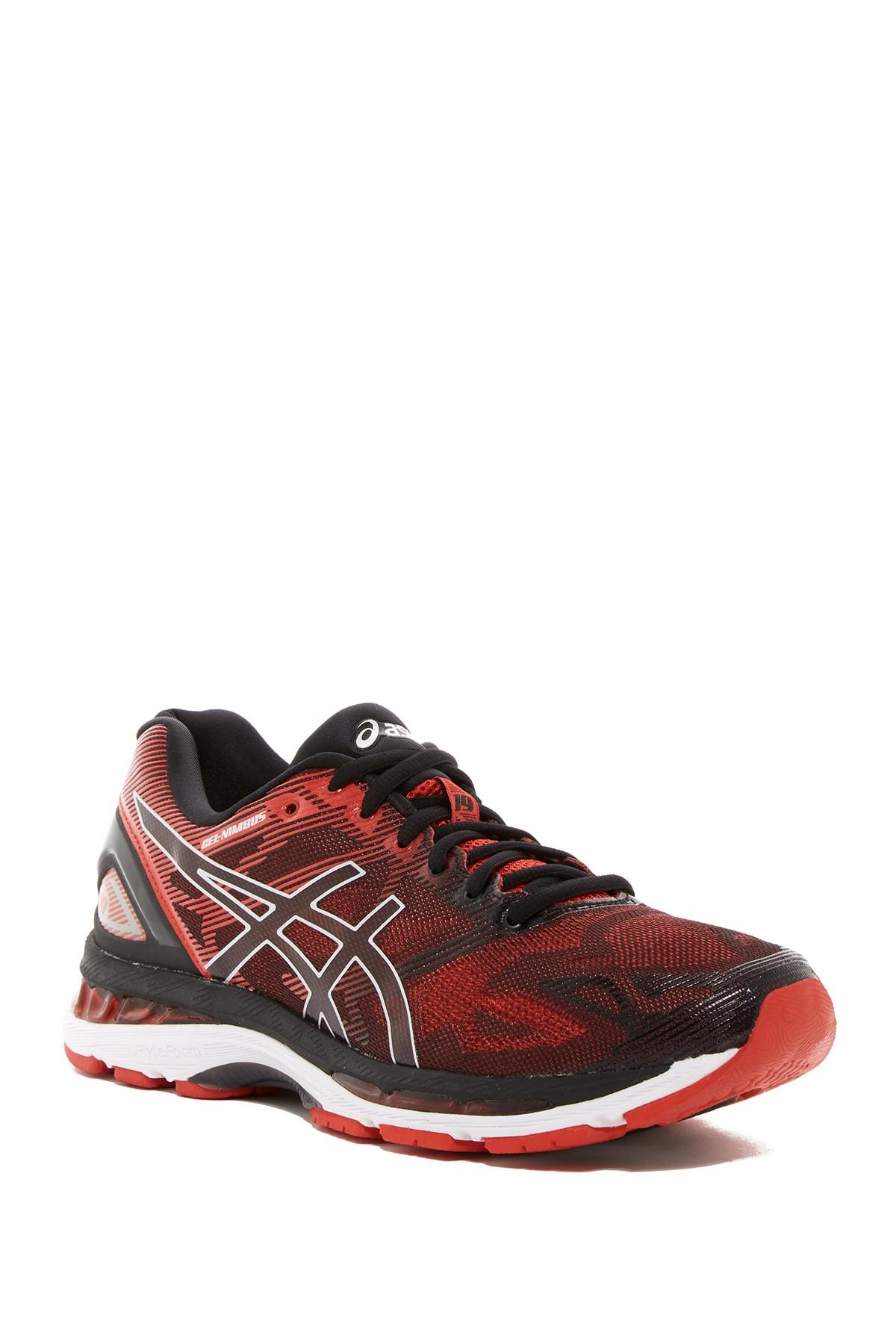 asics gel nimbus 19 red