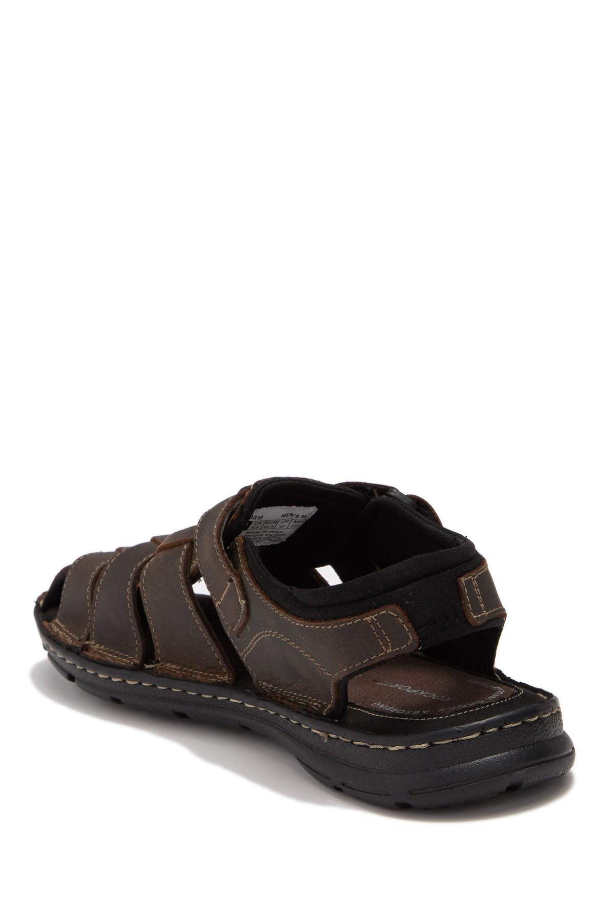 rockport men's darwyn fishermen sandal