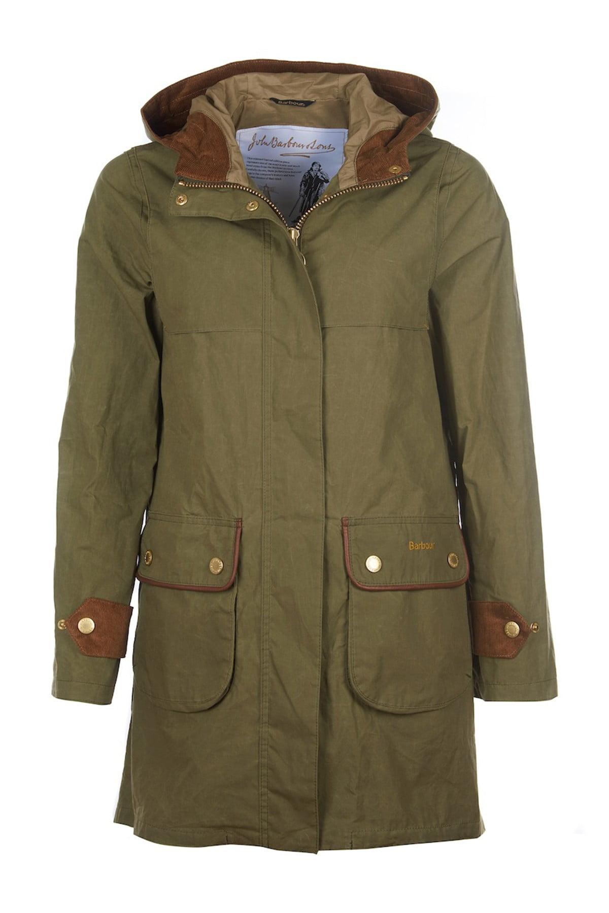 Barbour Icons Re-engineered Durham Showerproof Cotton Coat in Olive (Green)  - Lyst