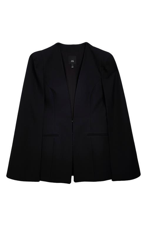 River island black cape coat hotsell