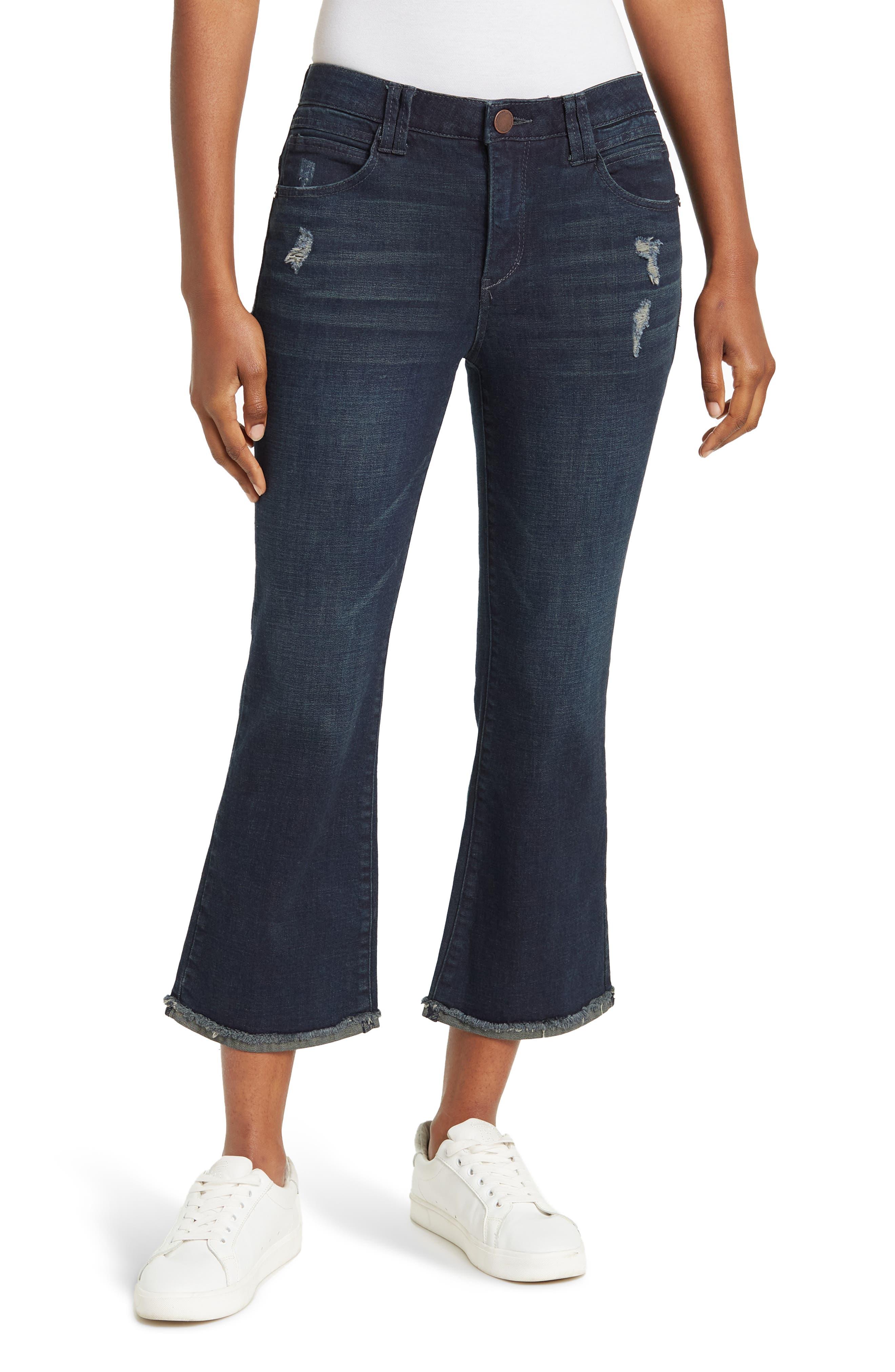 Democracy Denim High Rise Cropped Flare 