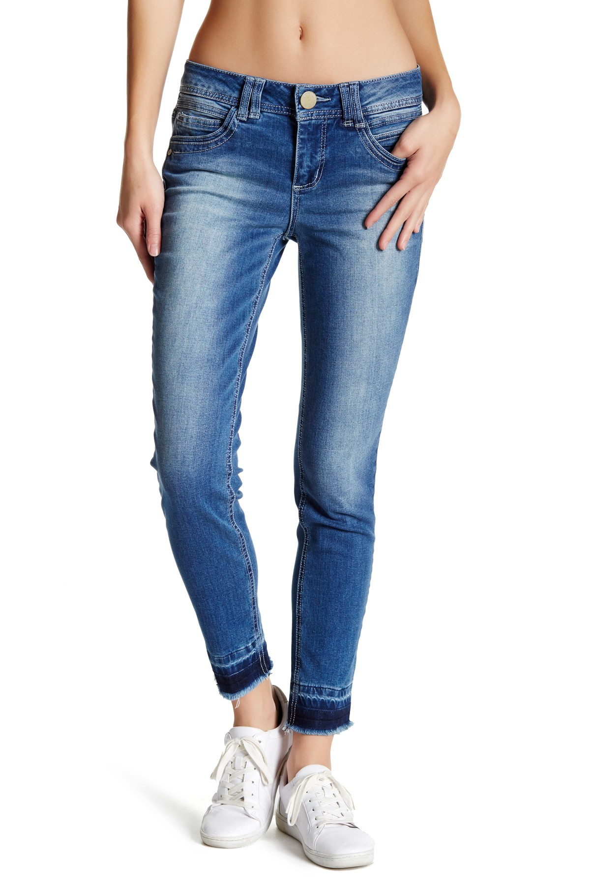 democracy freedom ankle skimmer jeans