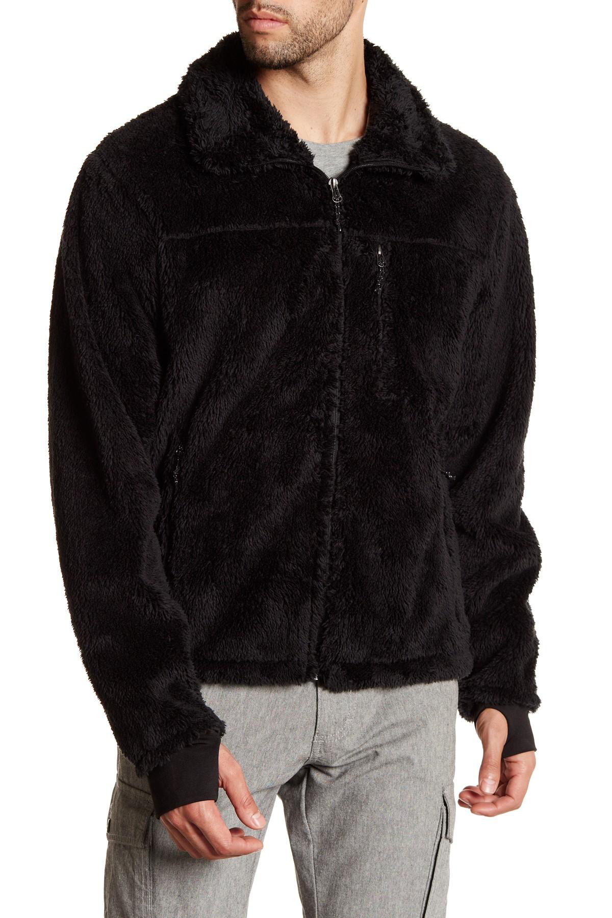 Hawke & Co. Fleece Jacket in Black for Men - Lyst