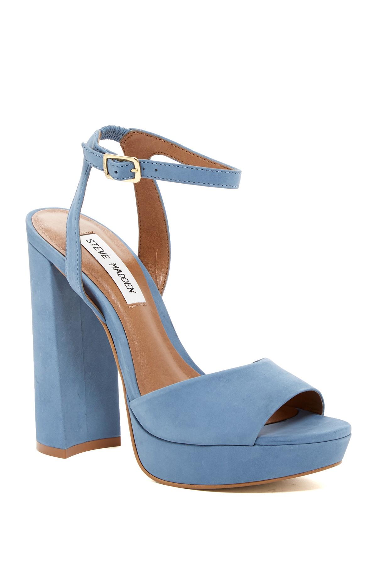 light blue steve madden heels