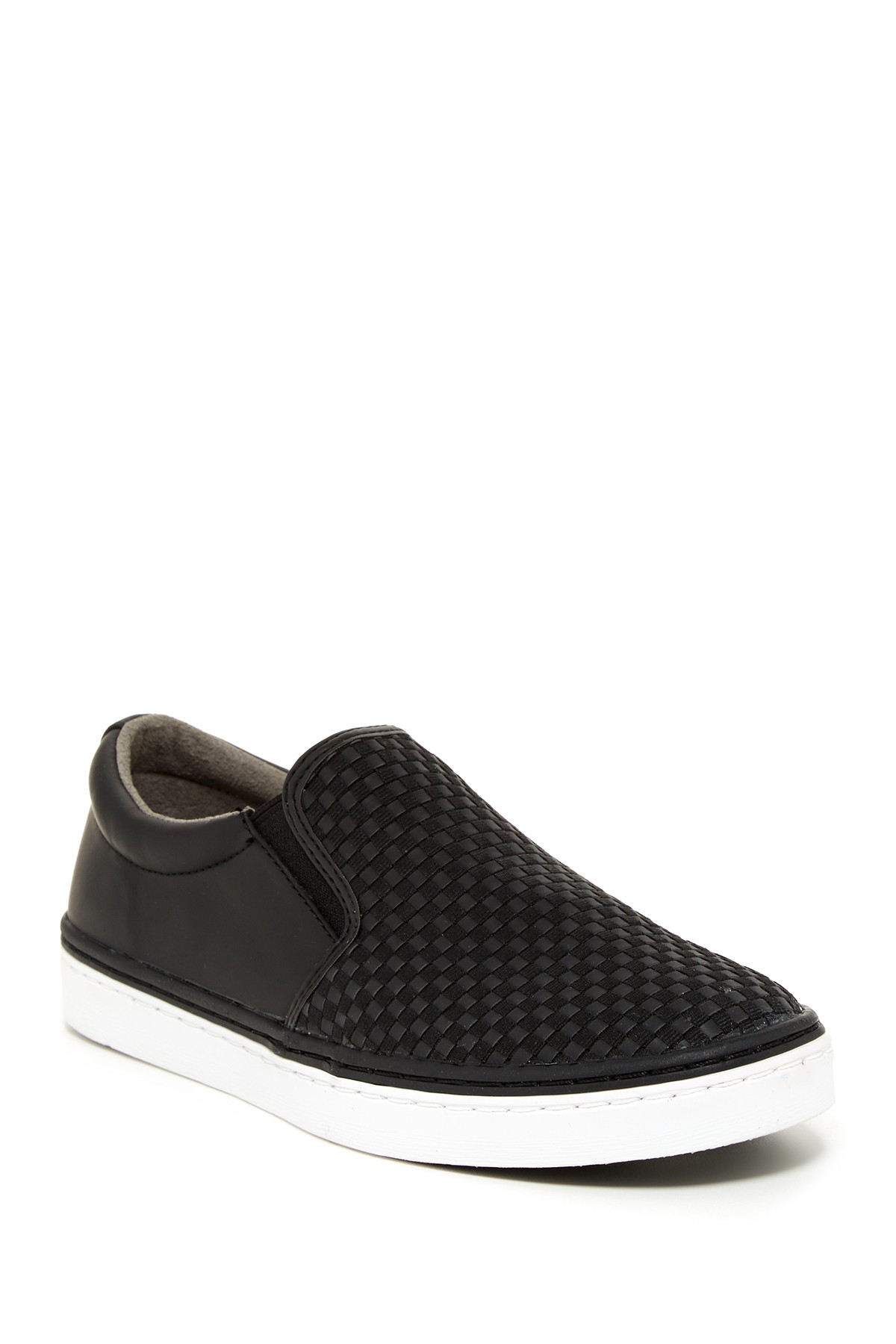 Cole Haan Leather Falmouth Slip-on Sneaker in Black - Lyst