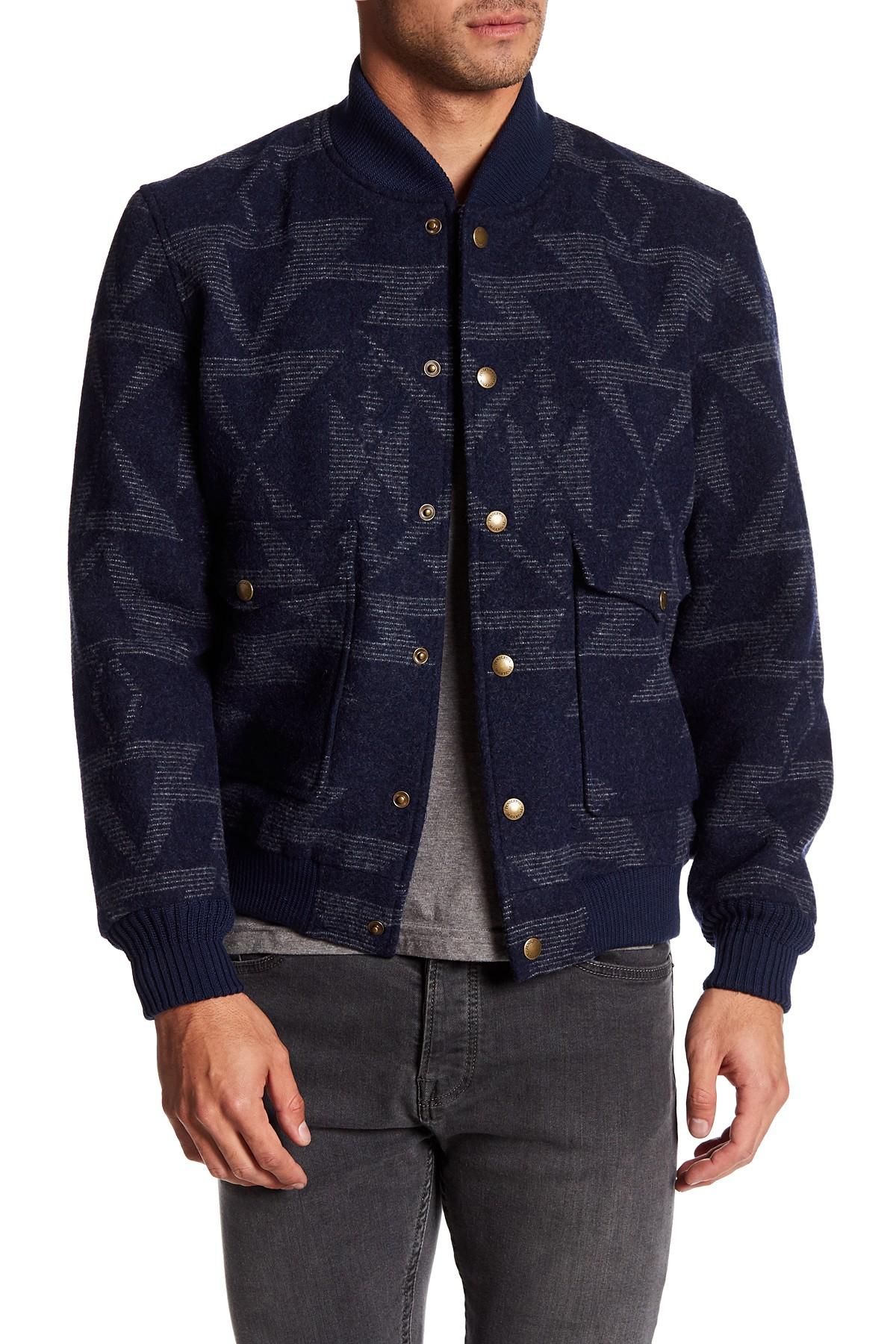 Pendleton The Gorge Wool Jacket in Blue for Men - Lyst