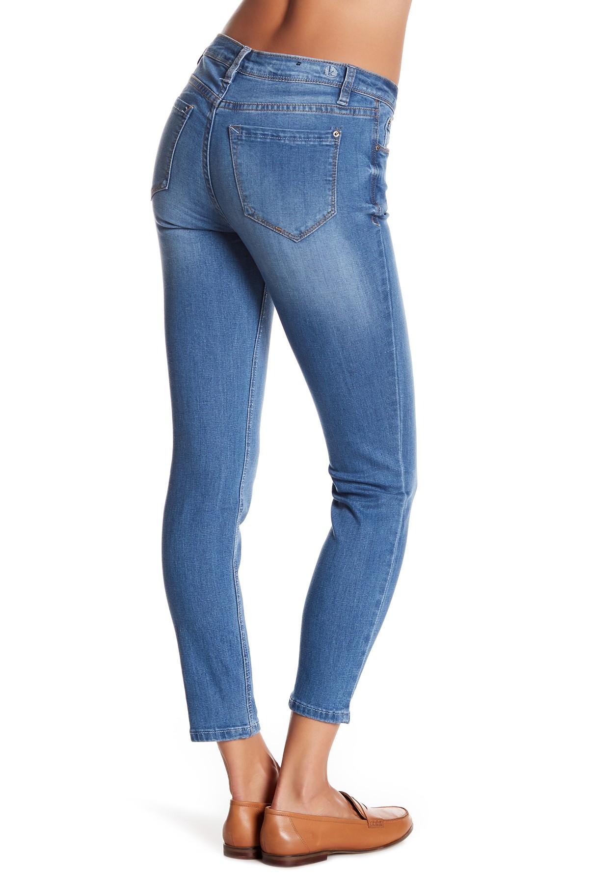 Kensie Cotton Effortless Ankle Jean in 