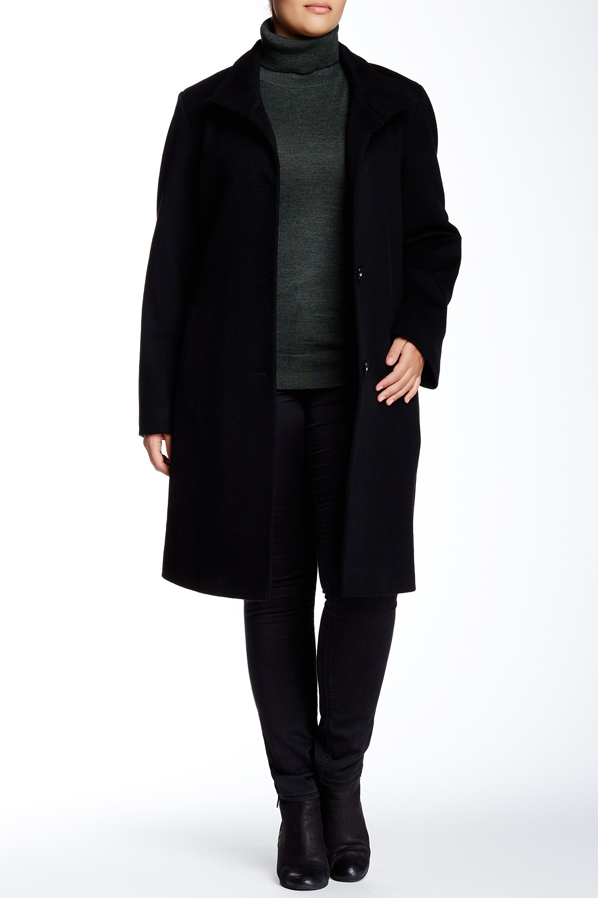 fleurette plus size coats