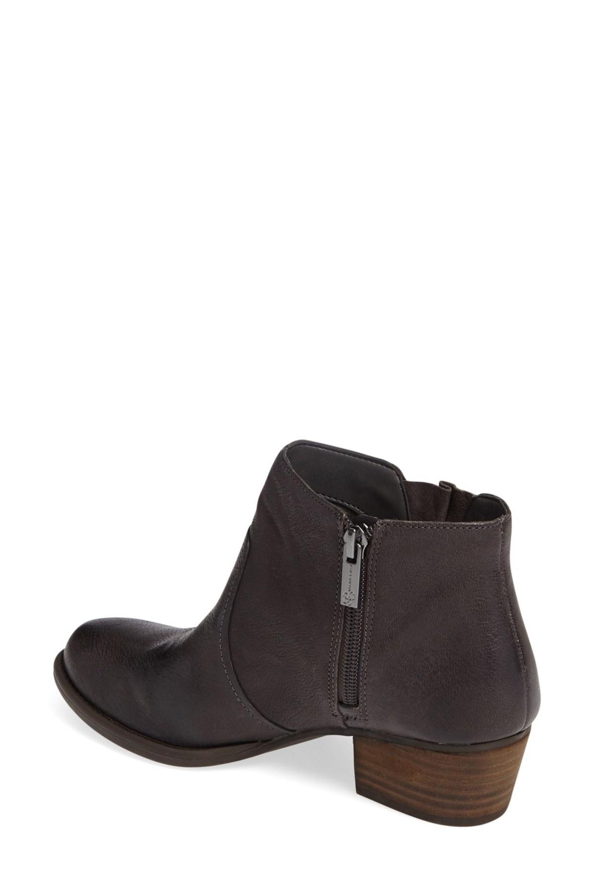 Lyst - Jessica Simpson Deonne Leather Boots in Black