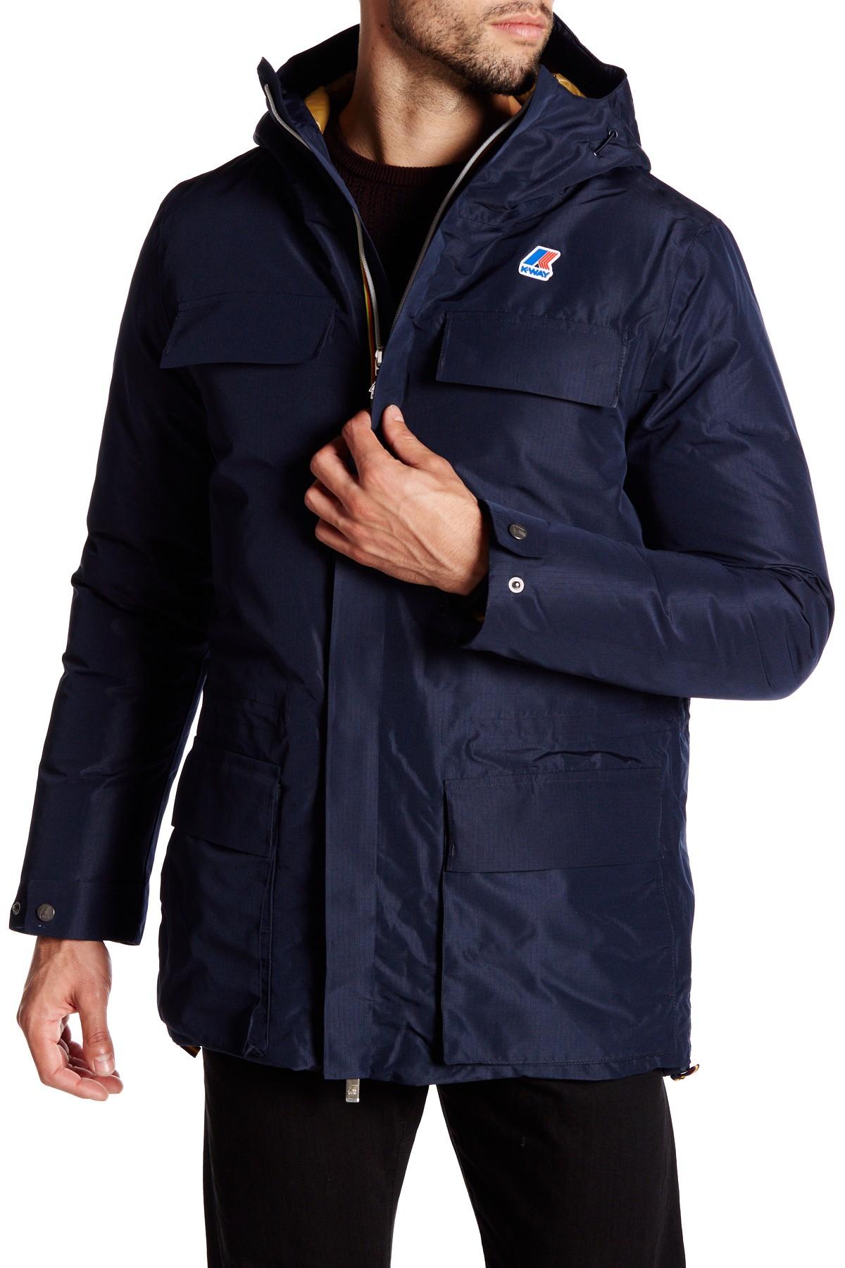 k way jacket blue