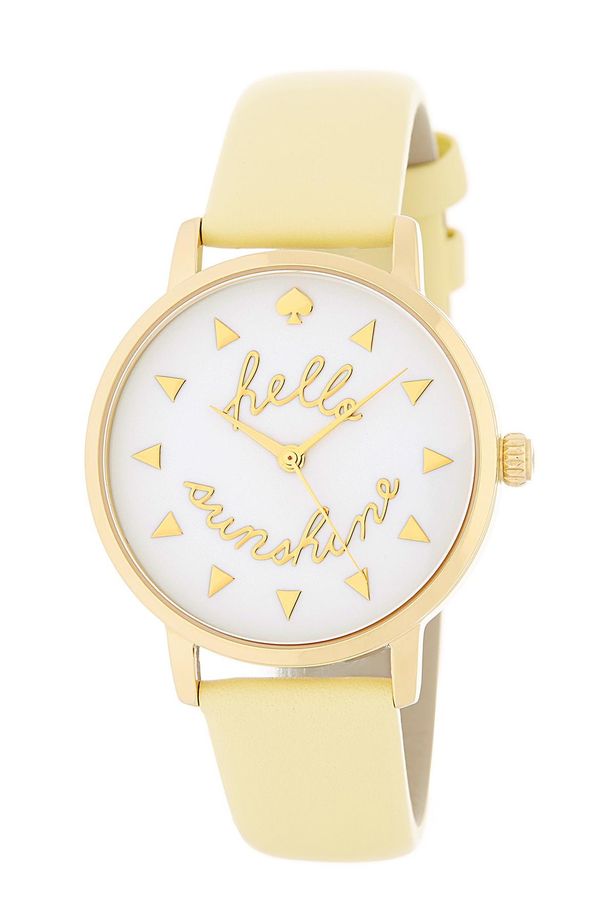 kate spade hello sunshine watch