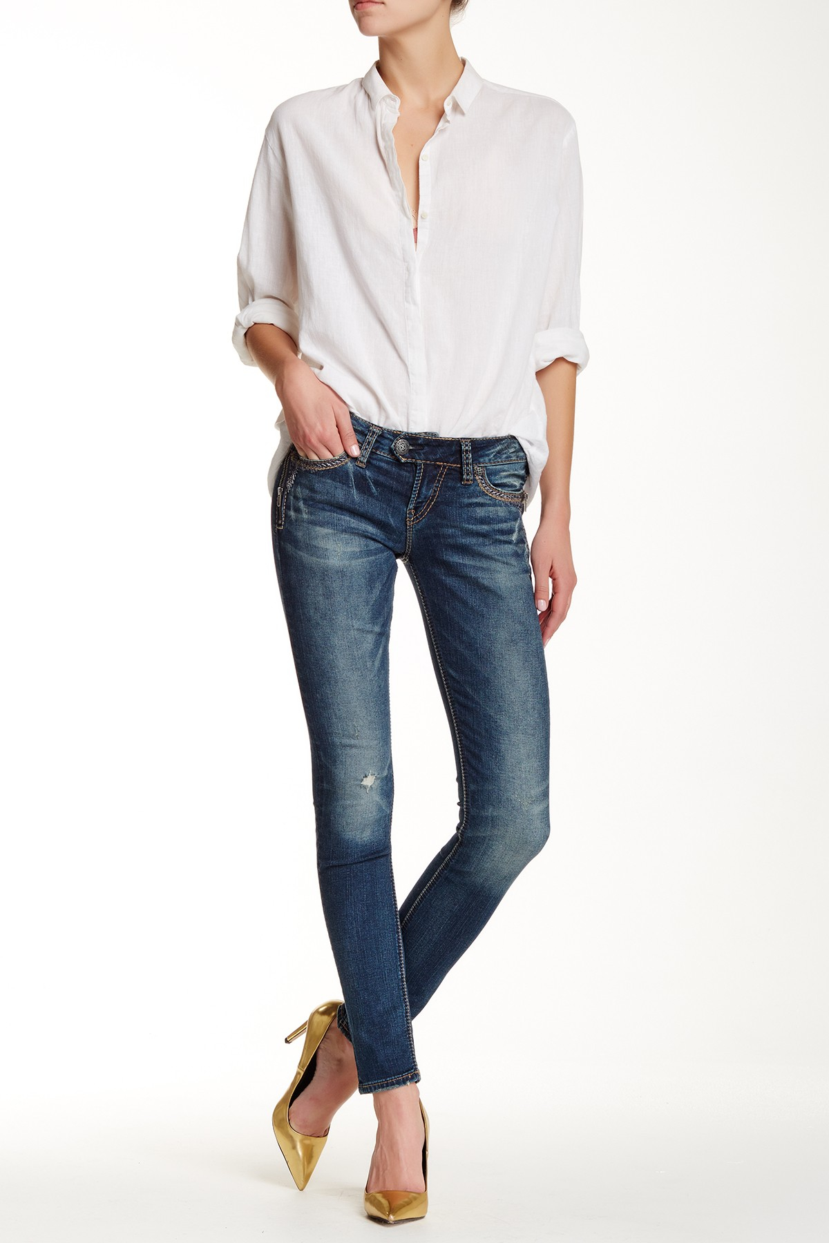 Silver Lake skinny jeans