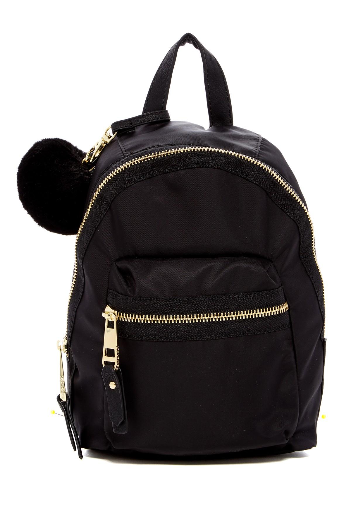 Madden Girl Bold Mini Nylon Backpack in Black | Lyst
