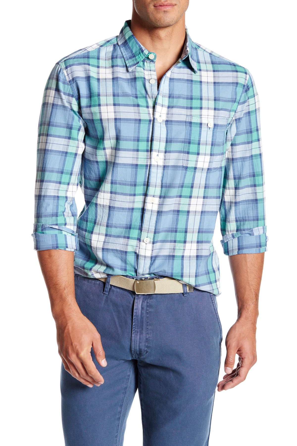 Faherty brand Seaview Shirt in Blue for Men Lyst