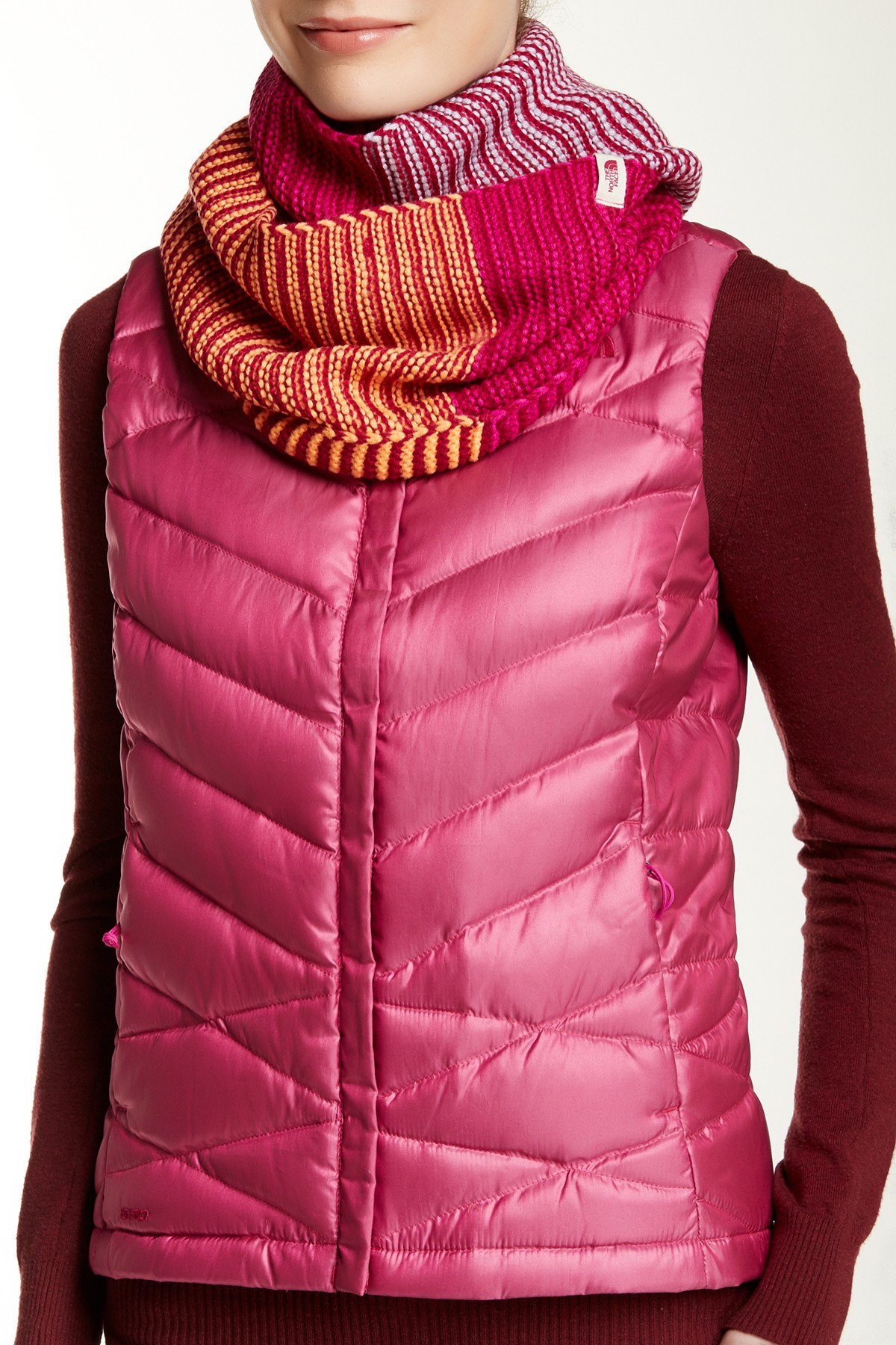 the north face purrl stitch scarf