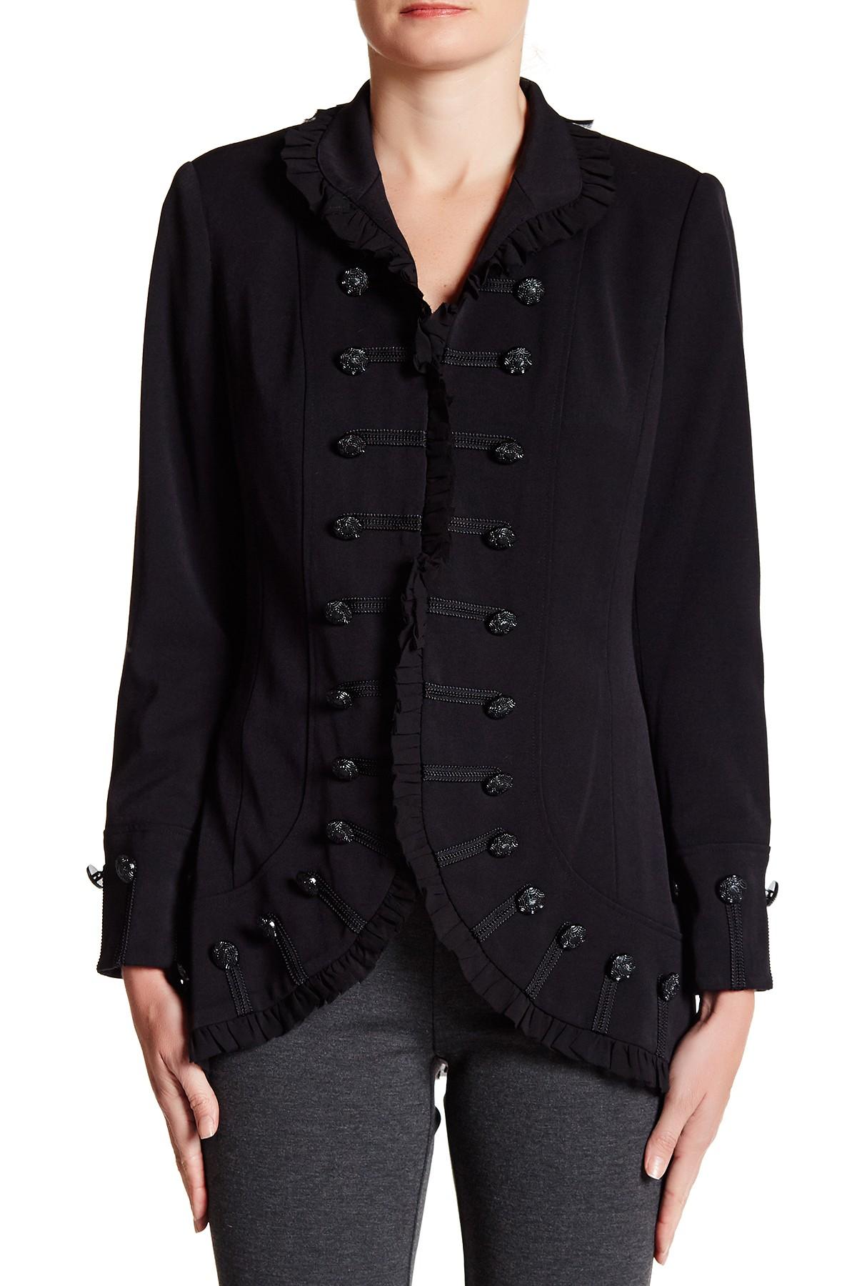 Insight Military Style Jacket in Black | Lyst