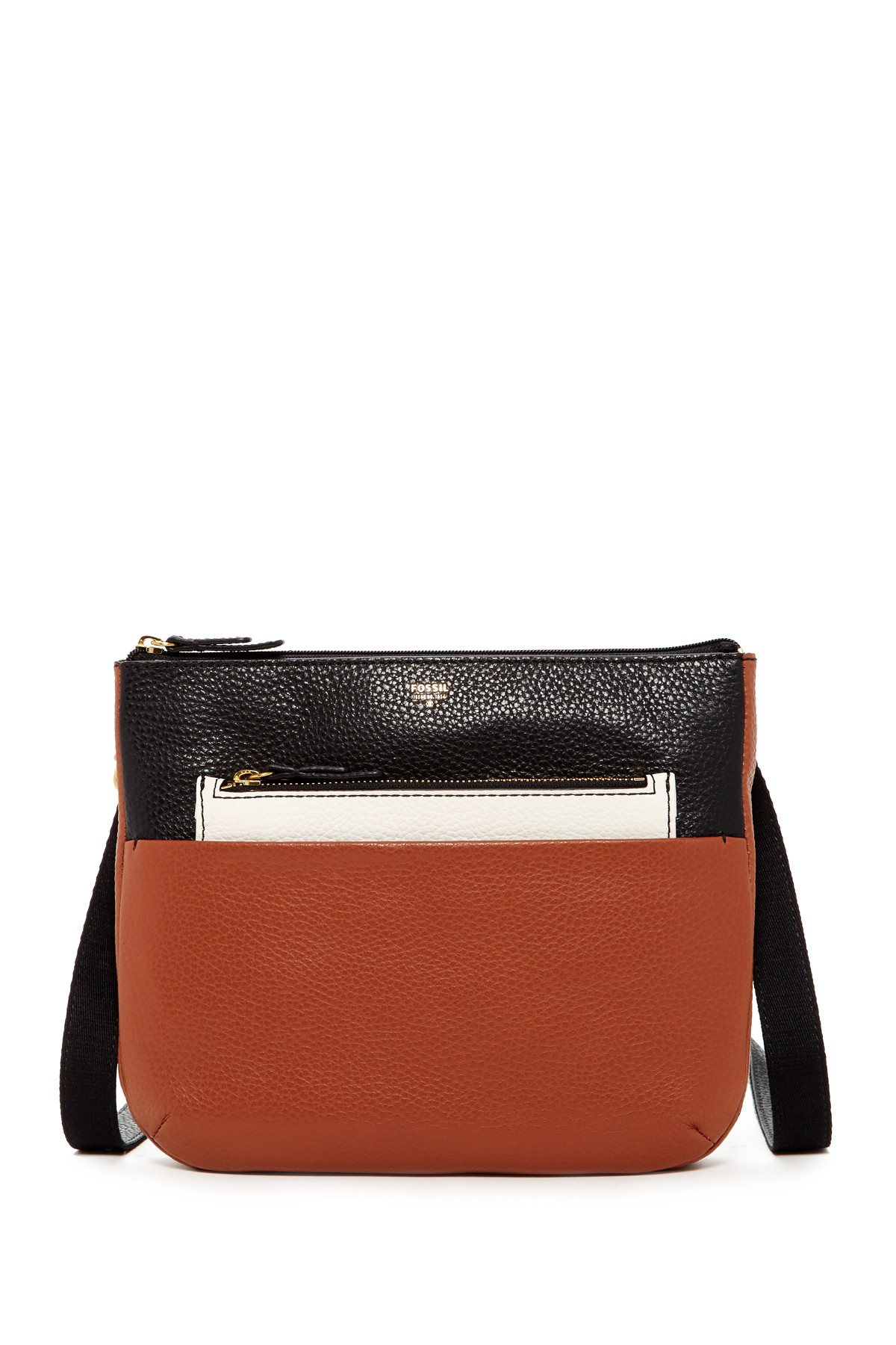 Fossil Tessa Leather Crossbody in Brown 