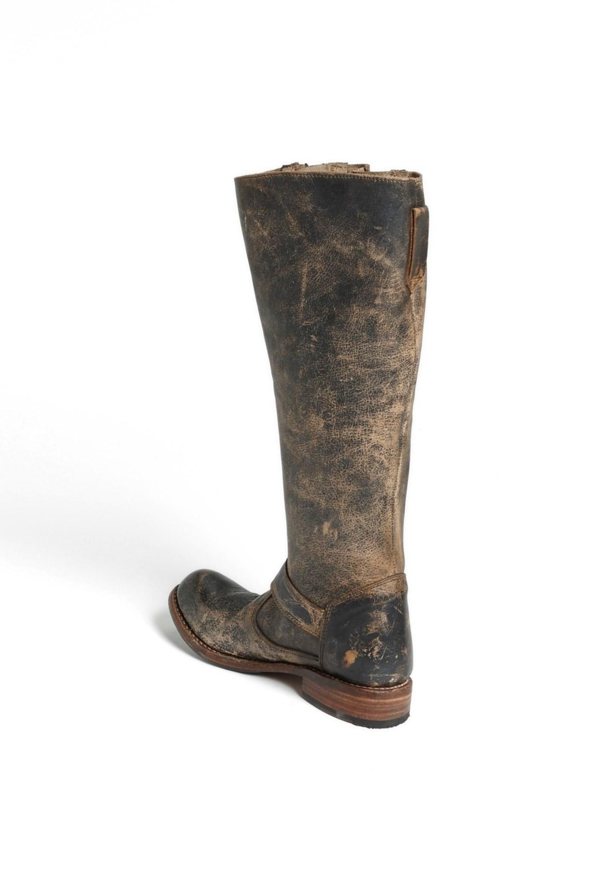 Bed Stu Leather Tango Tall Boot In Black Lyst