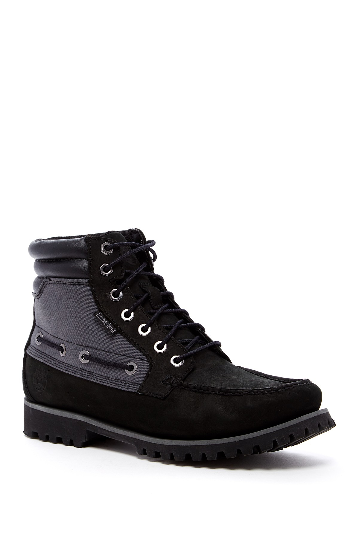 Timberland Oakwell 7-eye Black Boot - Wide Width Available for Men | Lyst